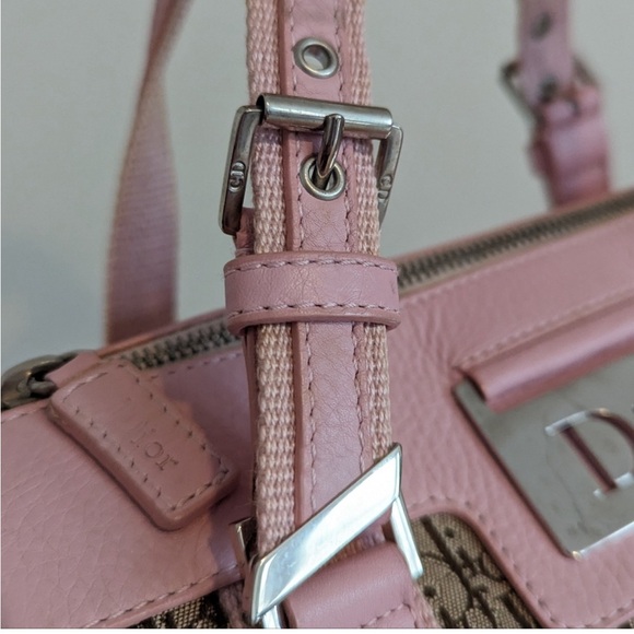 Baby pink Christian Dior Trotter Hand bag - Picture 6 of 16